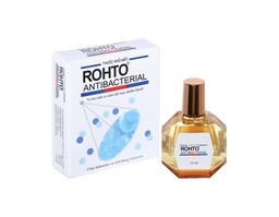 Thuốc nhỏ mắt V.Rohto Antibacterial điều trị lẹo mắt, viêm kết mạc, viêm mi mắt (Hộp 1 lọ 13ml)