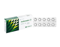 Thuốc Asthmatin 10mg phòng ngừa và điều trị bệnh hen suyễn, giảm triệu chứng viêm mũi dị ứng (Hộp 3 vỉ x 10 viên)