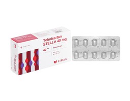 Thuốc Telmisartan STELLA 40mg điều trị bệnh tăng huyết áp, phòng ngừa và điều trị bệnh tim mạch (Hộp 3 vỉ x 10 viên)