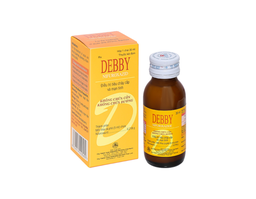 Hỗn dịch uống Debby 218mg/5ml điều trị tiêu chảy cấp và mạn tính (Hộp 1 lọ 30ml)