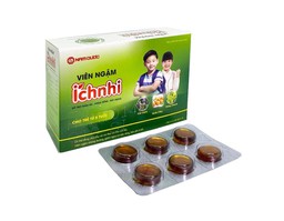 Viên ngậm Ích Nhi hỗ trợ giảm các triệu chứng ho ở trẻ (Hộp 30 viên)