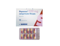 Thuốc Ospamox 500 điều trị nhiễm trùng do các vi khuẩn nhạy cảm (Hộp 100 vỉ x 10 viên)
