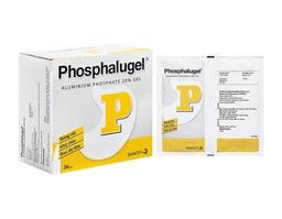 Hỗn dịch uống Phosphalugel giảm độ axit của dạ dày (hộp 26 gói * 20g)