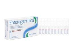 Hỗn dịch men vi sinh Enterogermina 2 tỷ/5ml điều trị rối loạn tiêu hóa (hộp 20 ống x 5ml)