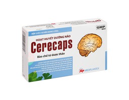 Hoạt huyết dưỡng não Cerecaps hỗ trợ cải thiện suy giảm trí nhớ (3 vỉ x 10 viên)