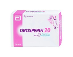 Thuốc Drosperin 20 3mg/0,02mg thuốc tránh thai hằng ngày (hộp 1 vỉ * 28 viên)