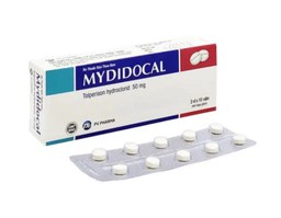 Thuốc Mydidocal 50 mg điều trị tăng trương lực cơ (hộp 3 vỉ * 10 viên)