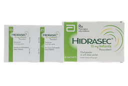 Thuốc Hidrasec 10mg Infants điều trị tiêu chảy cấp ở trẻ nhỏ (Hộp 16 gói)