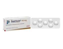 Thuốc Pantoloc 40mg điều trị trào ngược dạ dày, thực quản (hộp 1 vỉ * 7 viên)