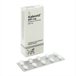 Thuốc Kaleorid 600mg phòng và điều trị giảm Kali máu (Hộp 3 vỉ x 10 viên)