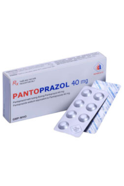 Thuốc Pantoprazol 40mg hỗ trợ điều trị loét dạ dày, tá tráng (hộp 2 vỉ * 7 viên)