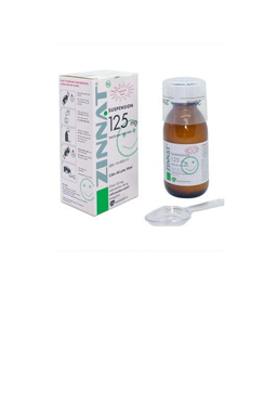Cốm pha Zinnat Suspension 125mg GSK điều trị các chứng nhiễm khuẩn (50ml)