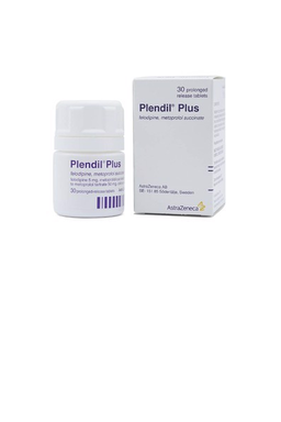 Thuốc Plendil Plus điều trị tăng huyết áp (hộp 1 lọ 30 viên)