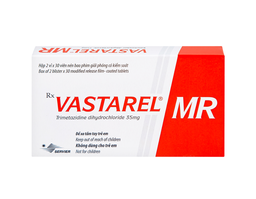 Thuốc Vastarel MR 35mg trị đau thắt ngực (Hộp 2 vỉ x 30 viên)
