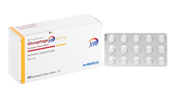 Thuốc Glucophage XR 500mg điều trị đái tháo đường tuýp 2 (hộp 4 vỉ * 15 viên)