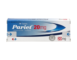 Thuốc Pariet 20mg điều trị loét dạ dày lành tính (Hộp 1 vỉ * 14 viên)