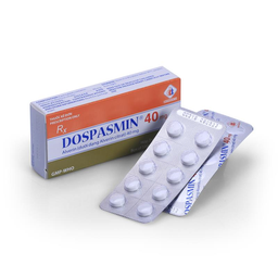 Thuốc Dospasmin 40mg chống co thắt (3 vỉ x 10 viên)