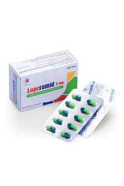 Thuốc Loperamid 2mg DMC điều trị tiêu chảy (hộp 5 vỉ x 10 viên)