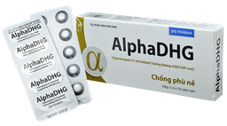 Thuốc AlphaDHG Tab 4200IU giảm viêm, phù nề (hộp 2 vỉ x 10 viên)