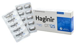 Thuốc Haginir DT125 điều trị nhiễm khuẩn trên các chủng vi khuẩn nhạy cảm (hộp 2 vỉ x 10 viên)