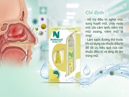 Dung dịch nhỏ mũi Nebusal drops 3% giảm nghẹt mũi sổ mũi (Hộp 1 lọ x 10ml)