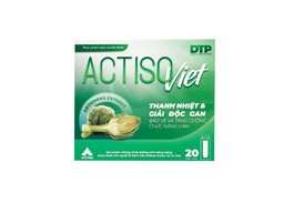 Dung dịch uống Actiso Việt hỗ trợ thanh nhiệt, giải độc gan (Hộp 4 vỉ x 5 ống)