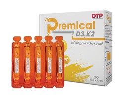 Dung dịch uống Premical D3-K2 giúp xương chắc khoẻ (Hộp 4 vỉ x 5 ống 10ml)