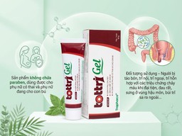 Gel Bôi Trĩ Tottri Gel Traphaco giúp giảm sưng, đau rát trong bệnh trĩ (Tuýp 30g)