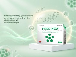 Thuốc Pred-New Sol 5mg/5ml chống viêm, chống dị ứng (Hộp 4 vỉ x 5 ống)