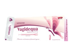 Viên đặt âm đạo Vagidequa điều trị, phòng ngừa nhiễm trùng âm đạo (Hộp 1 vỉ x 6 viên)