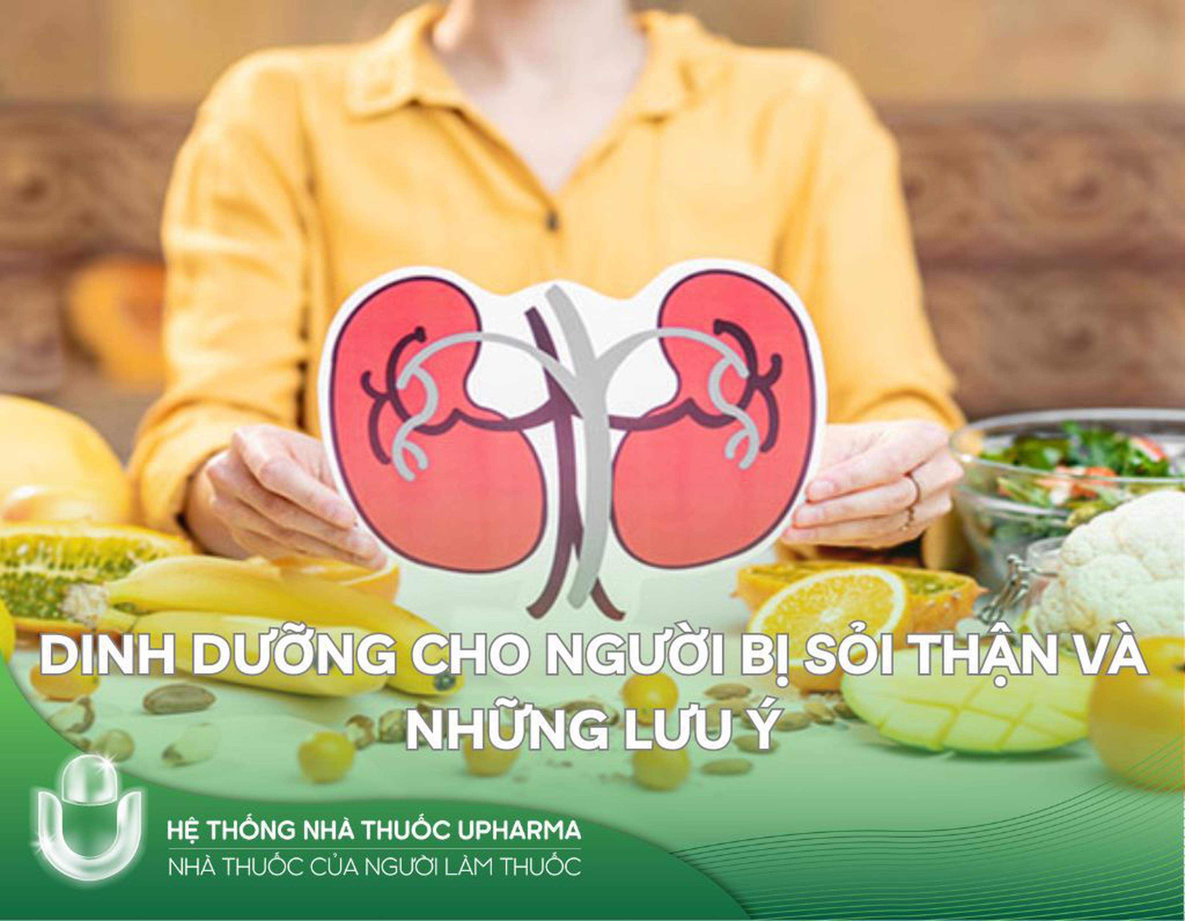 Dinh dưỡng cho người bị sỏi thận và những lưu ý