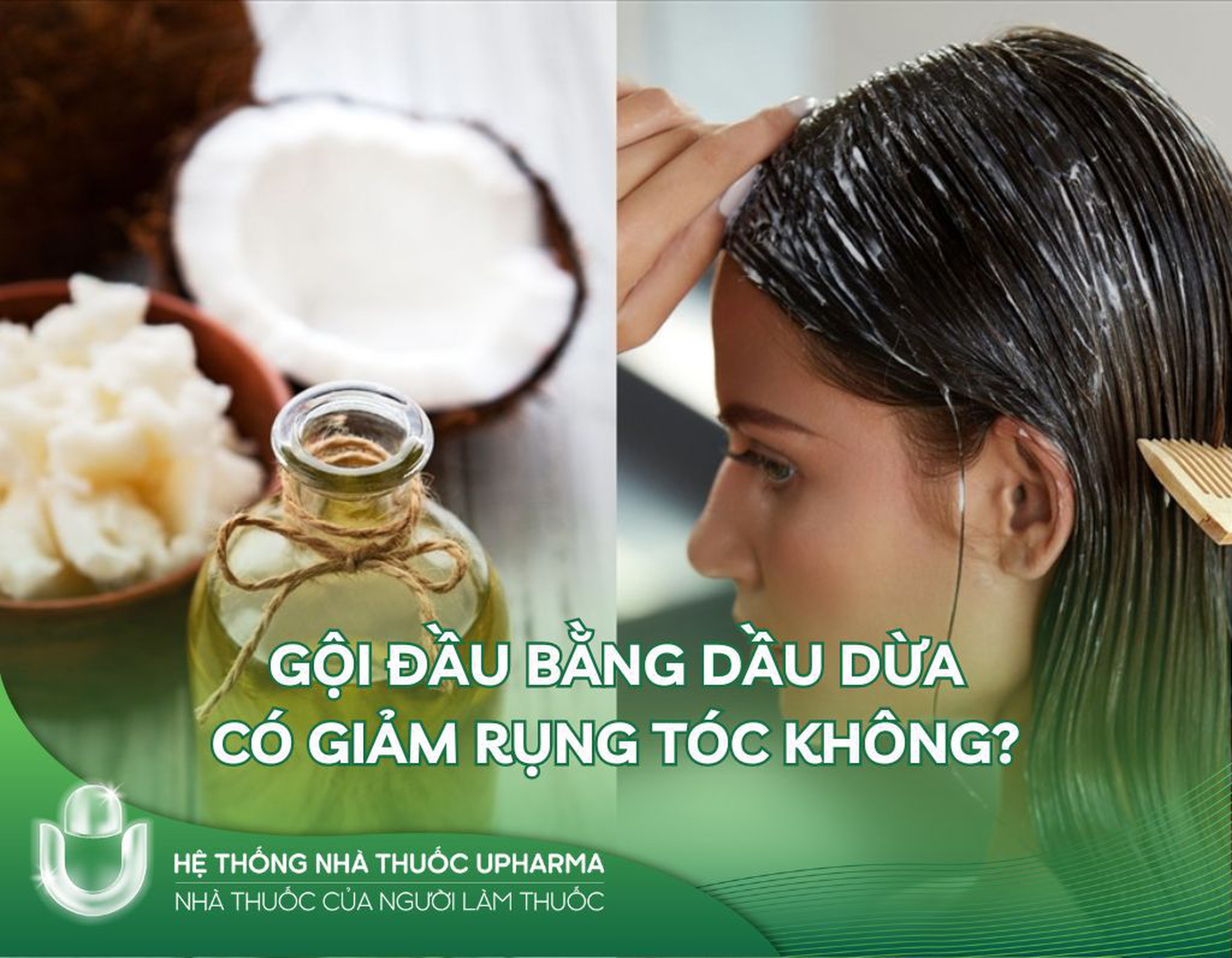 Gội đầu bằng dầu dừa có giảm rụng tóc không?