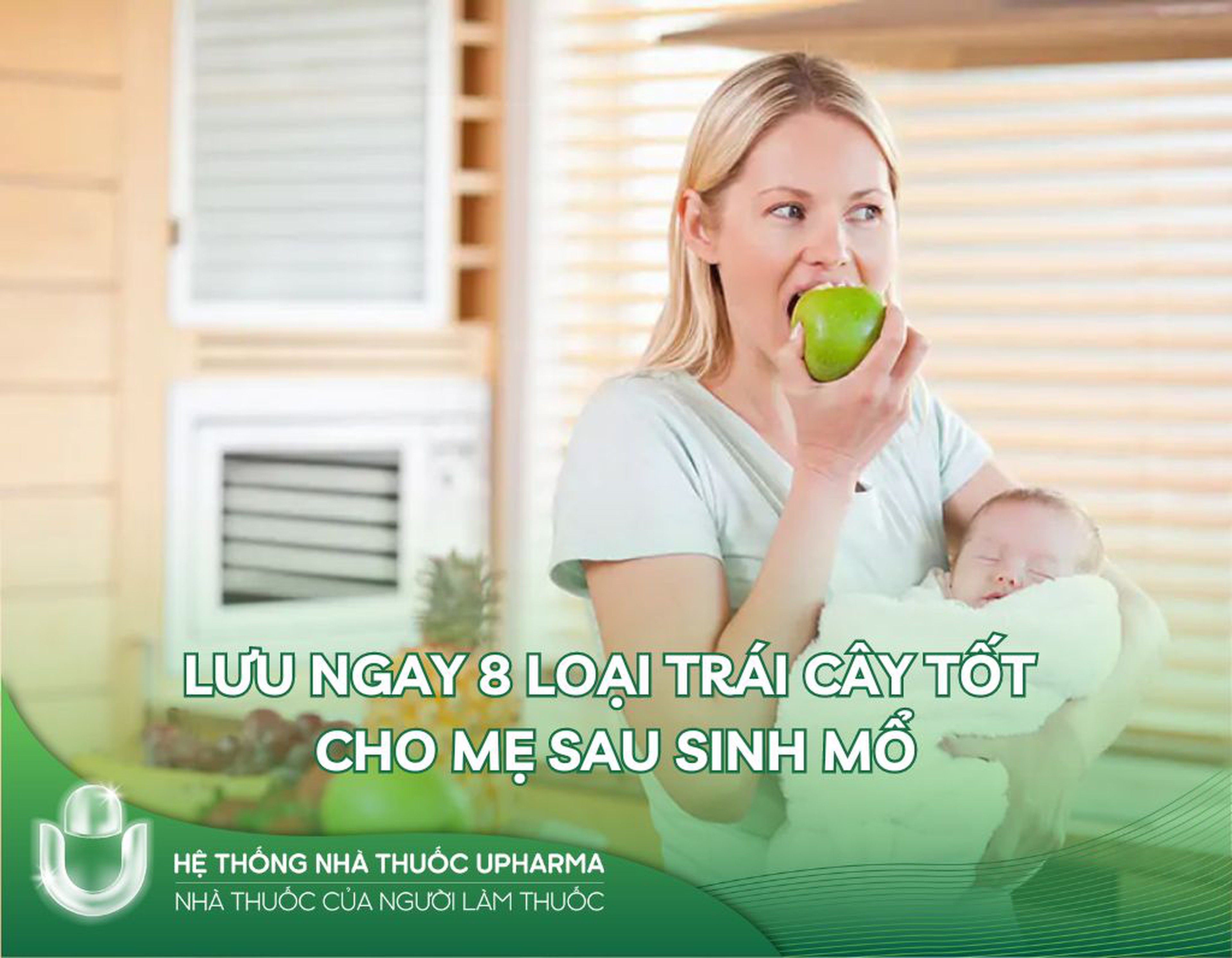 Lưu ngay 8 loại trái cây tốt cho mẹ sau sinh mổ