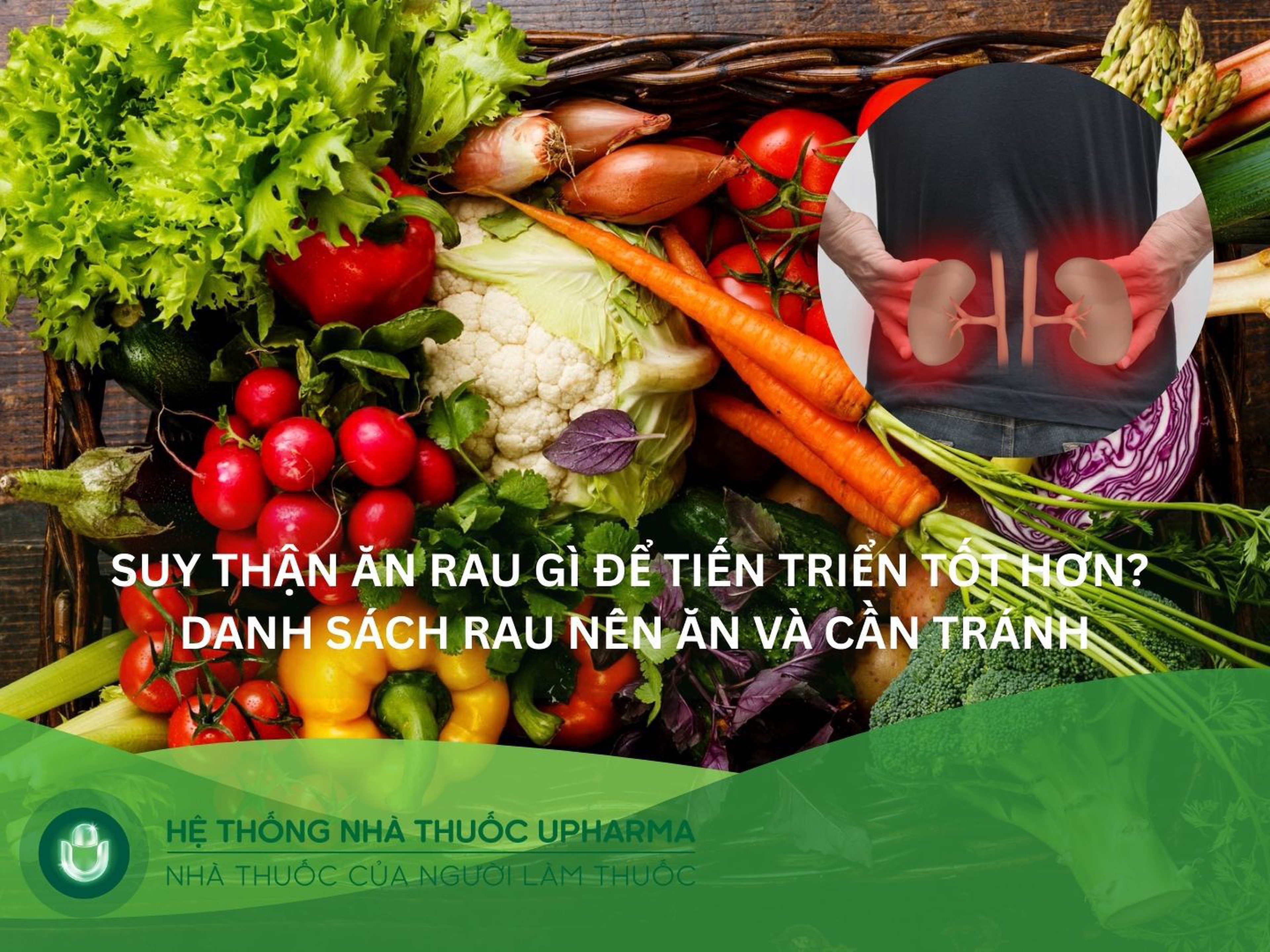 Suy thận ăn rau gì để tiến triển tốt hơn? Danh sách rau nên ăn và cần tránh