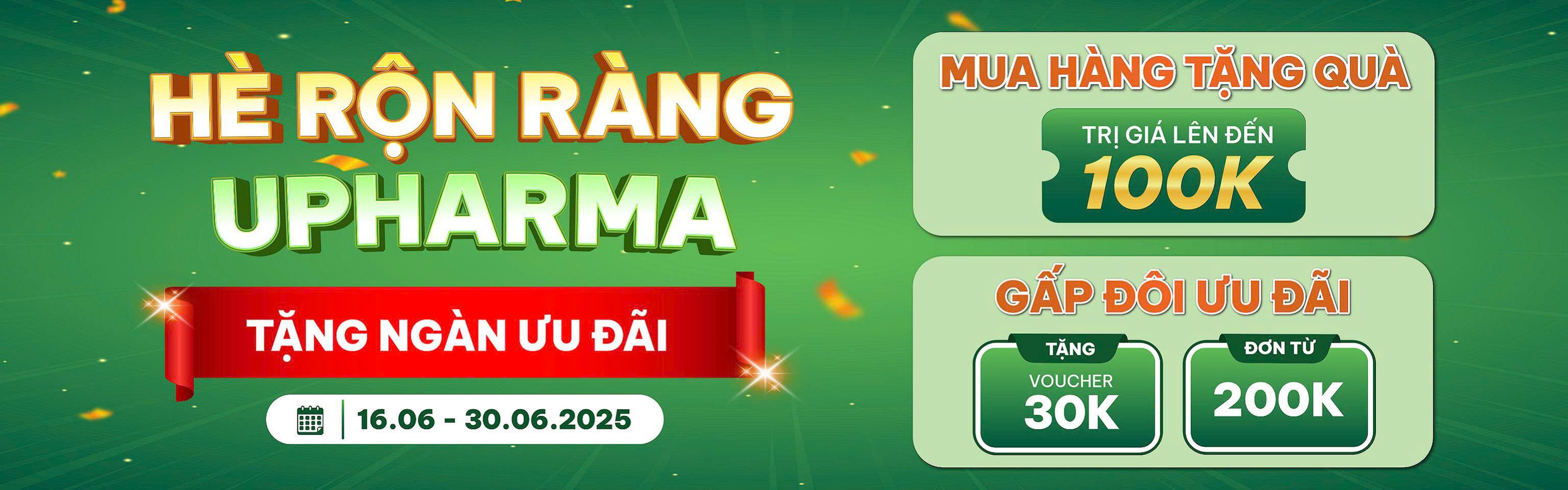 HÈ NÀY ĐẾN UPHARMA – MUA LÀ CÓ QUÀ