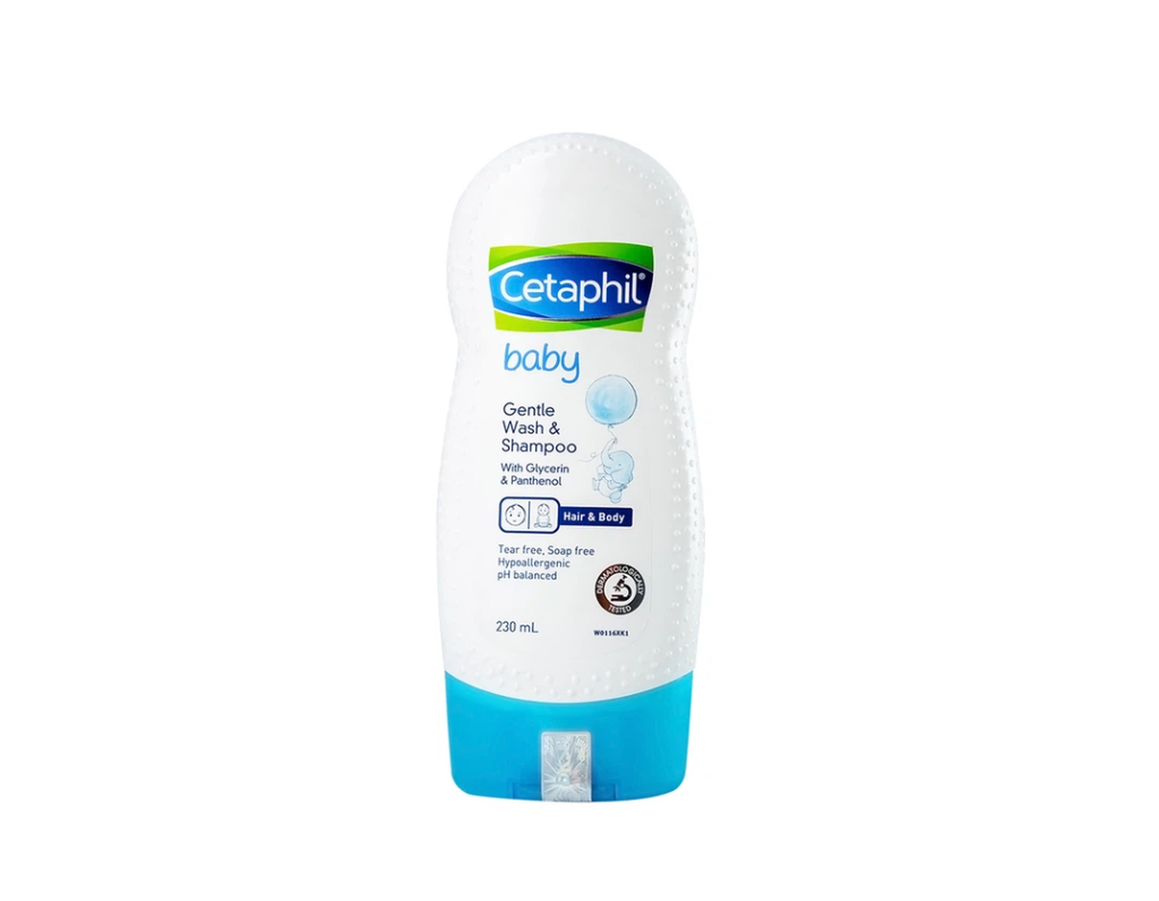 Sữa tắm gội Cetaphil Baby Gentle Wash & Shampoo làm sạch nhẹ nhàng làn da và mái tóc của bé (chai 230ml)
