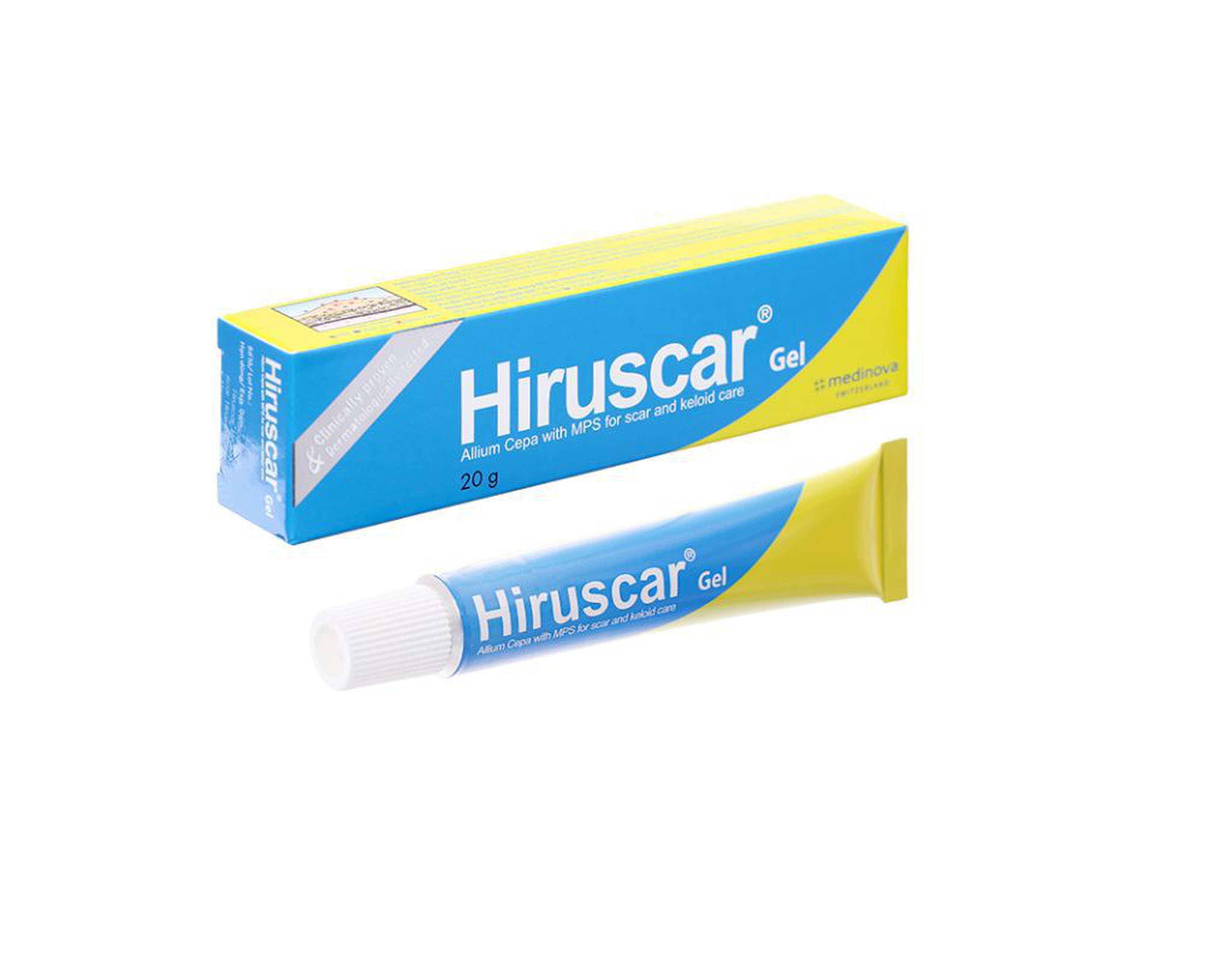 Gel Hiruscar làm mềm và phẳng vết sẹo (tuýp 20g)