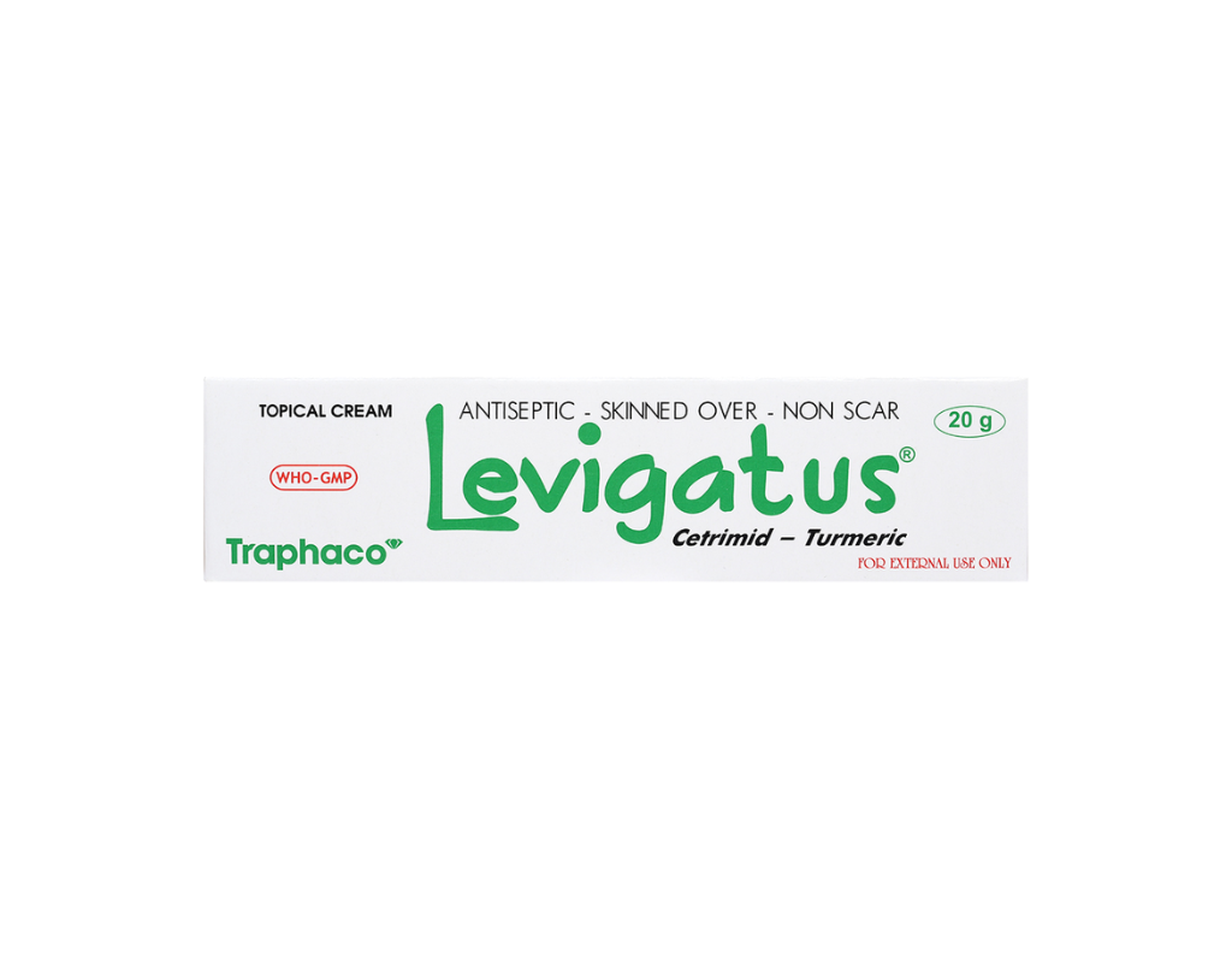 Thuốc bôi Levigatus giúp sát khuẩn, kích thích liền da, giảm sẹo (Tuýp 20g)