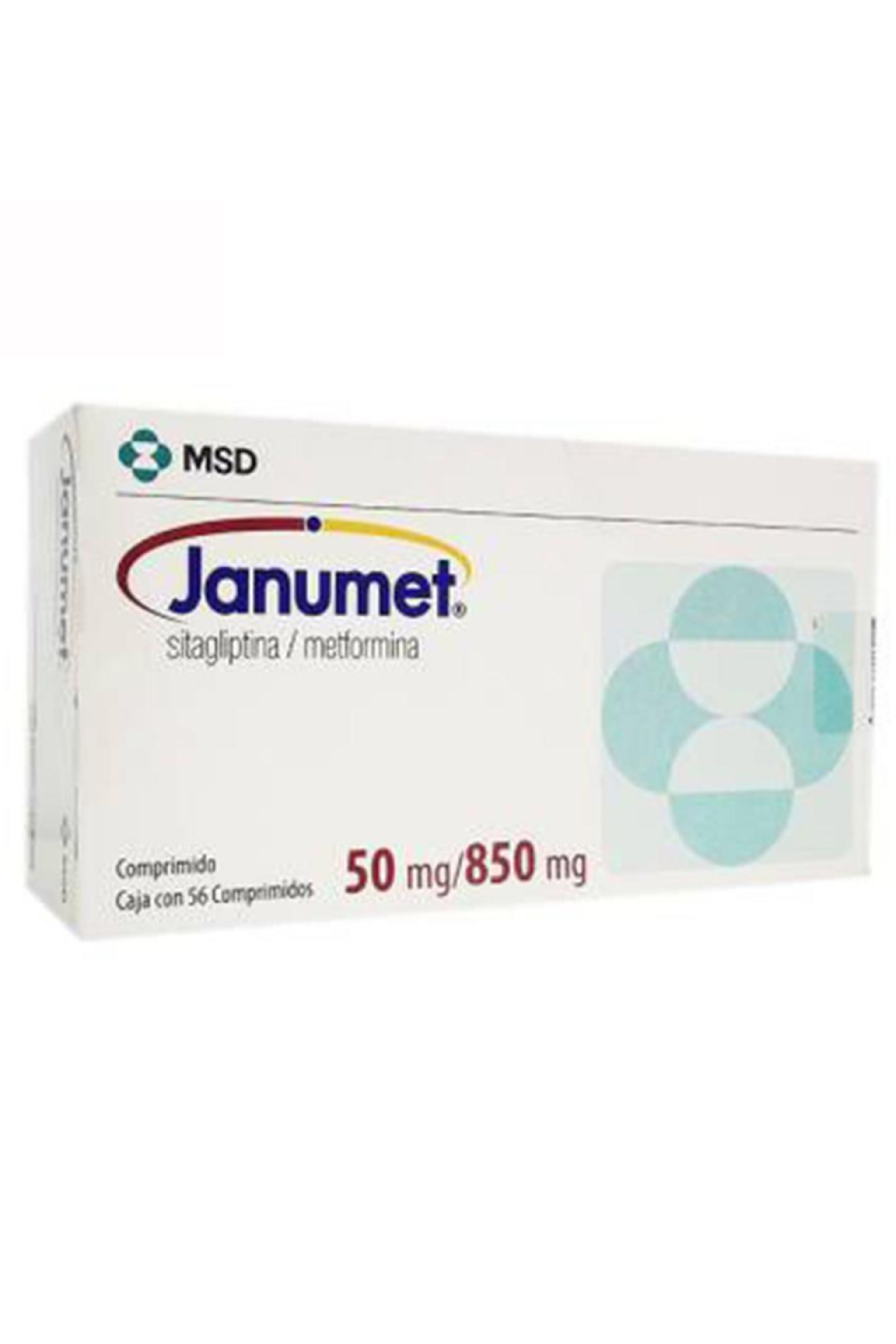Thuốc Janumet 50mg/850mg điều trị đái tháo đường tuýp 2 (hộp 4 vỉ x 7 viên)