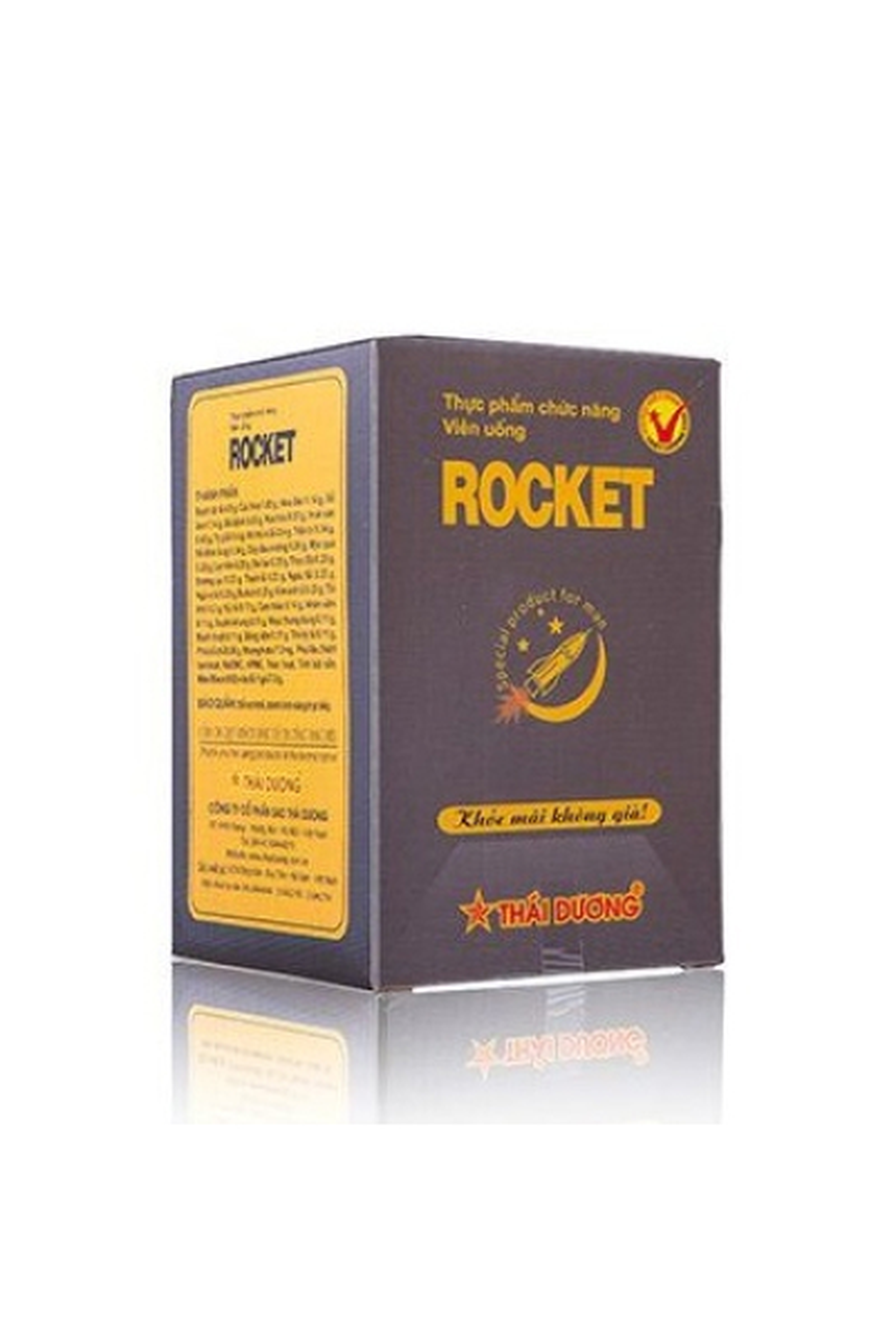  Viên uống Rocket Thái Dương giúp bổ thận tráng dương, tăng cường sinh lực (Hộp 10 gói)