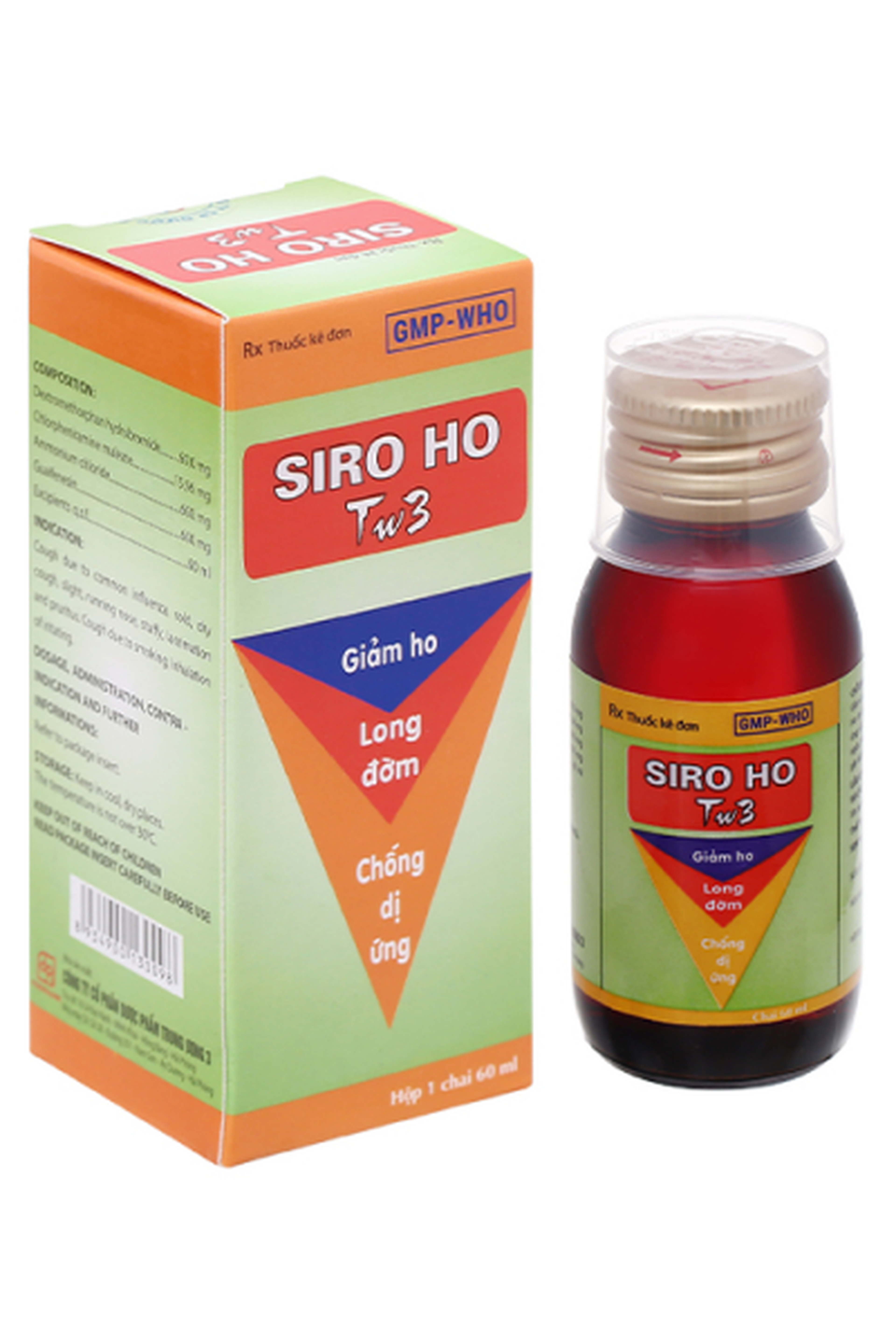 Thuốc Siro ho Tw3 giúp giảm ho, long đờm (Chai 60ml)