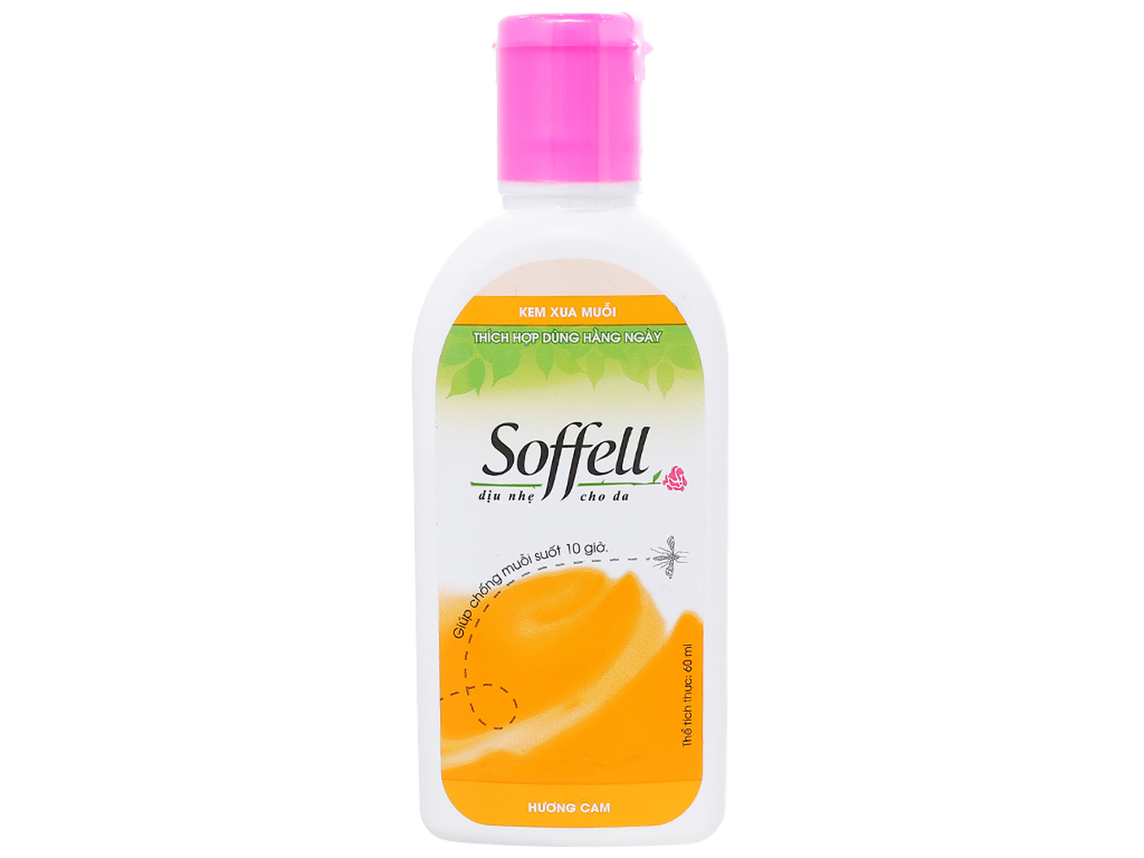 Kem Soffell Hương Cam Xua Muỗi (chai 60ml)