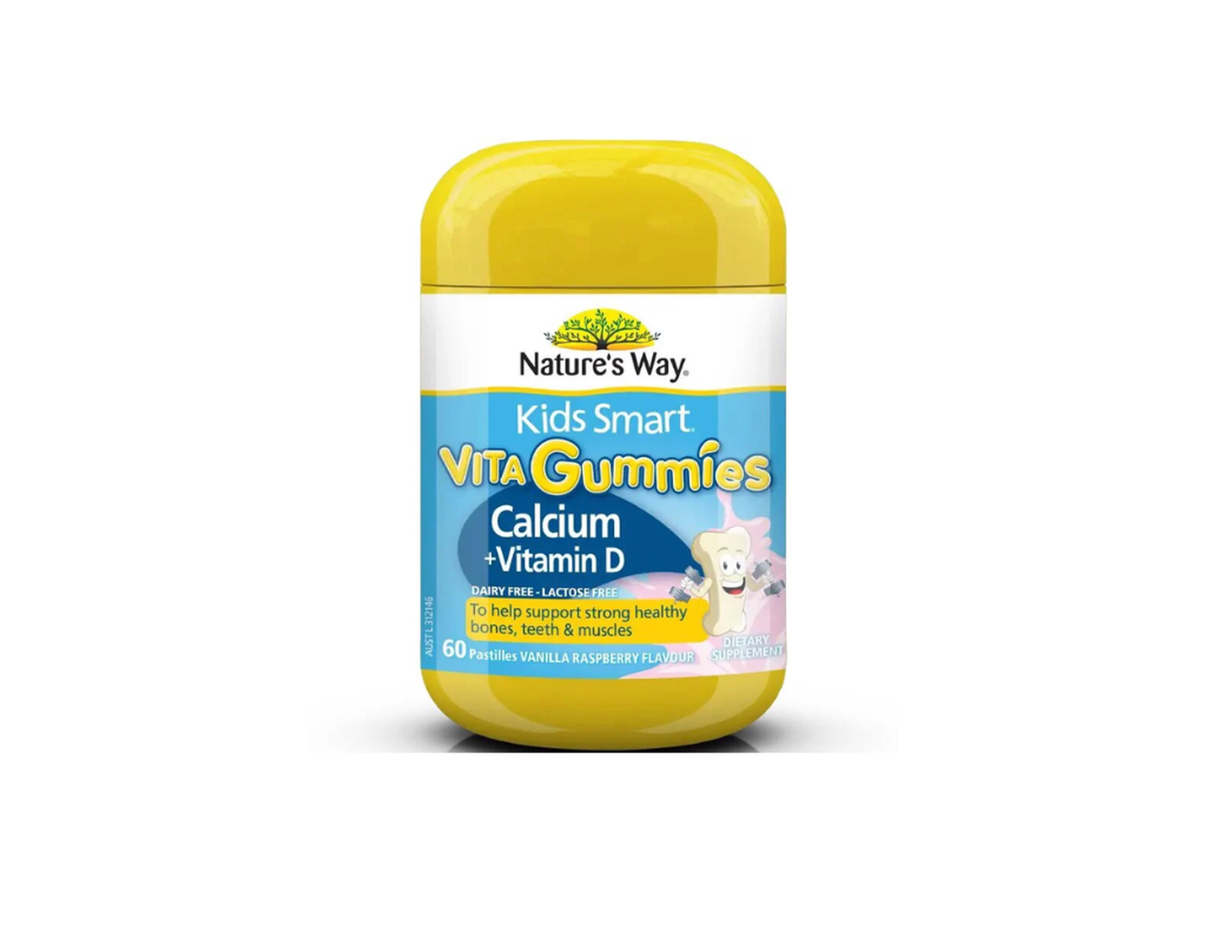 Kẹo Kids Smart Vita Gummies Calcium Bổ Sung Vitamin D Và Canxi Cho Trẻ  (Lọ 60 viên)