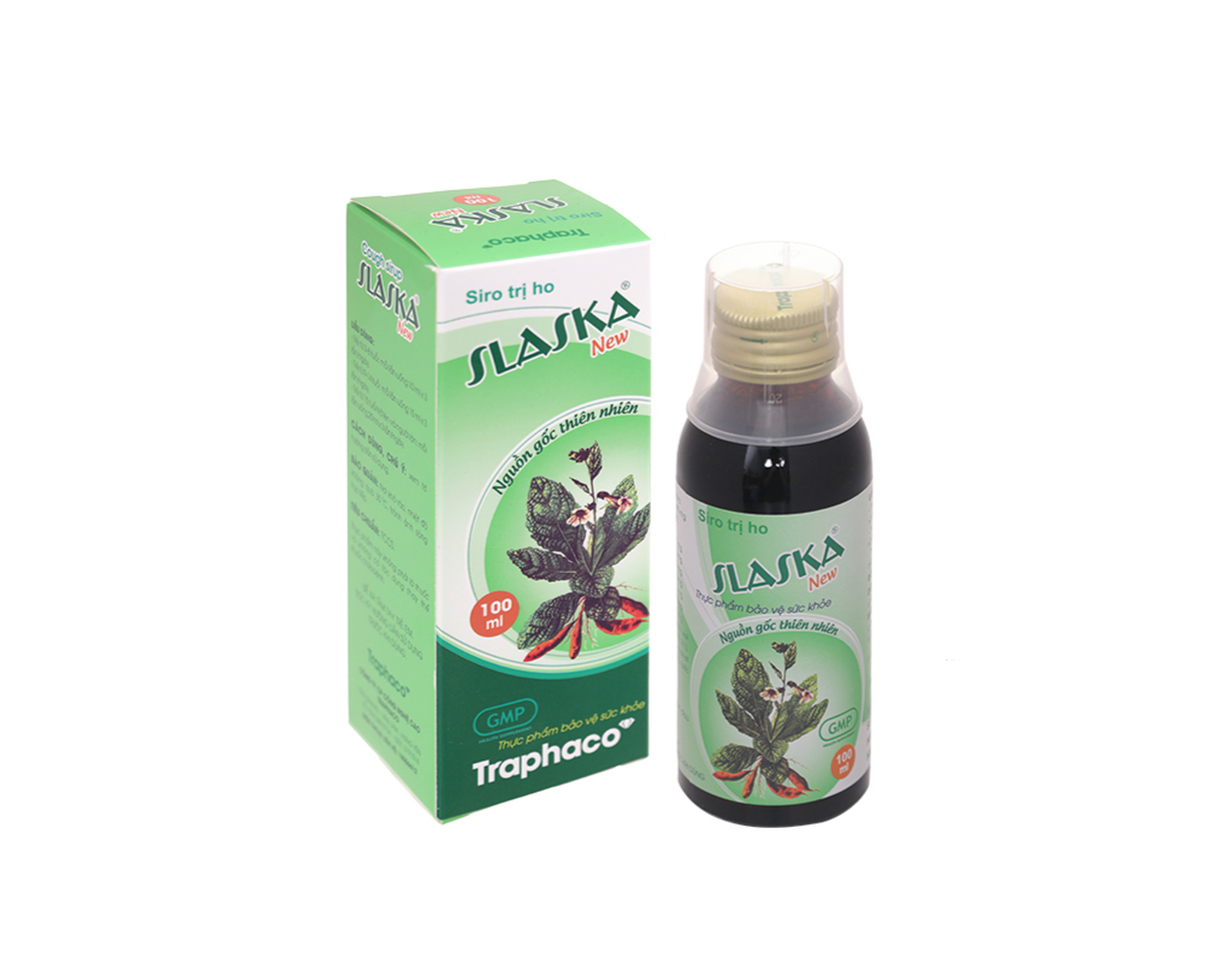 Siro Slaska New bổ phế, giảm ho (Hộp 1 chai x 100ml)