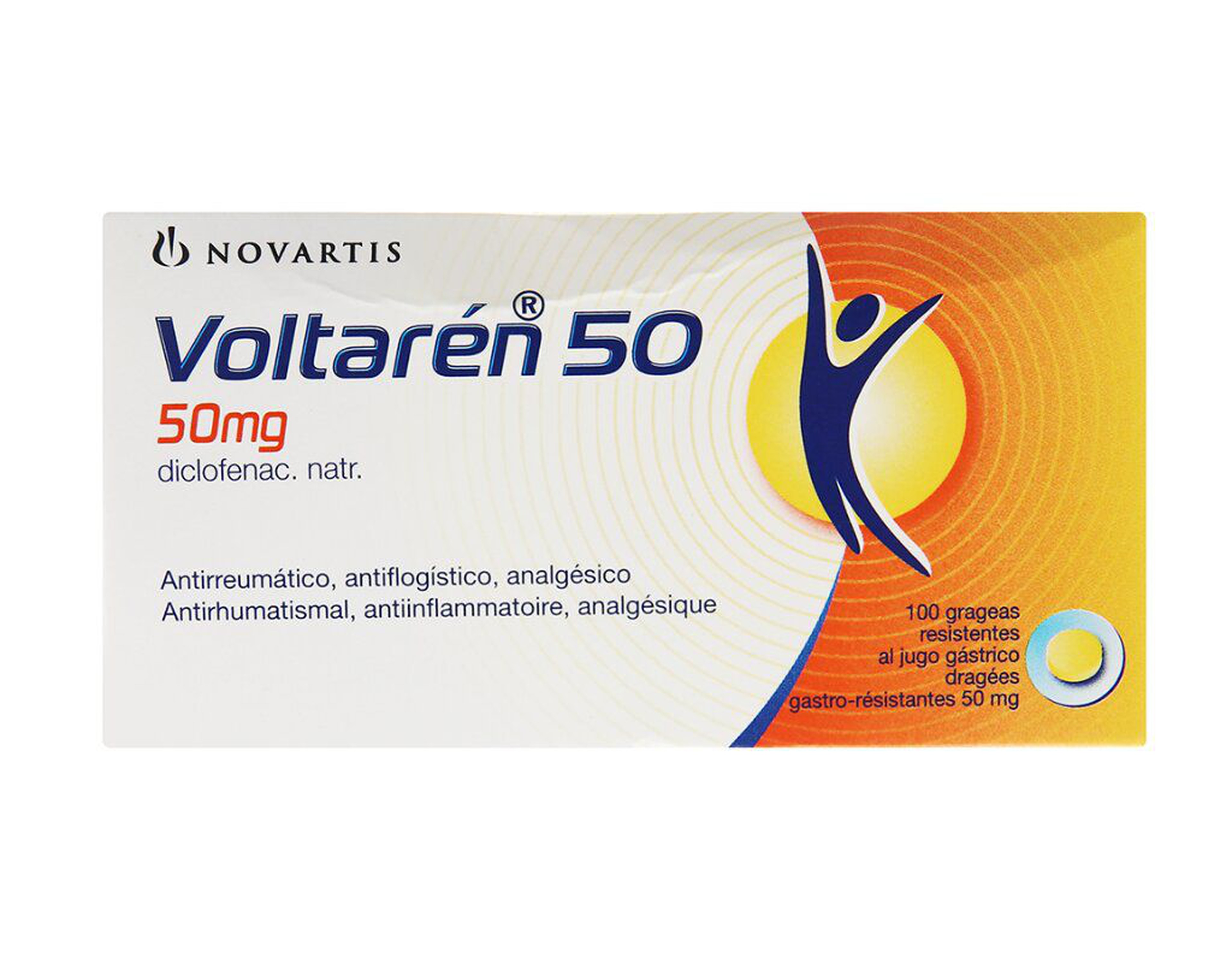 Thuốc Voltaren 50mg giảm đau, kháng viêm xương khớp (10 vỉ x 10 viên)
