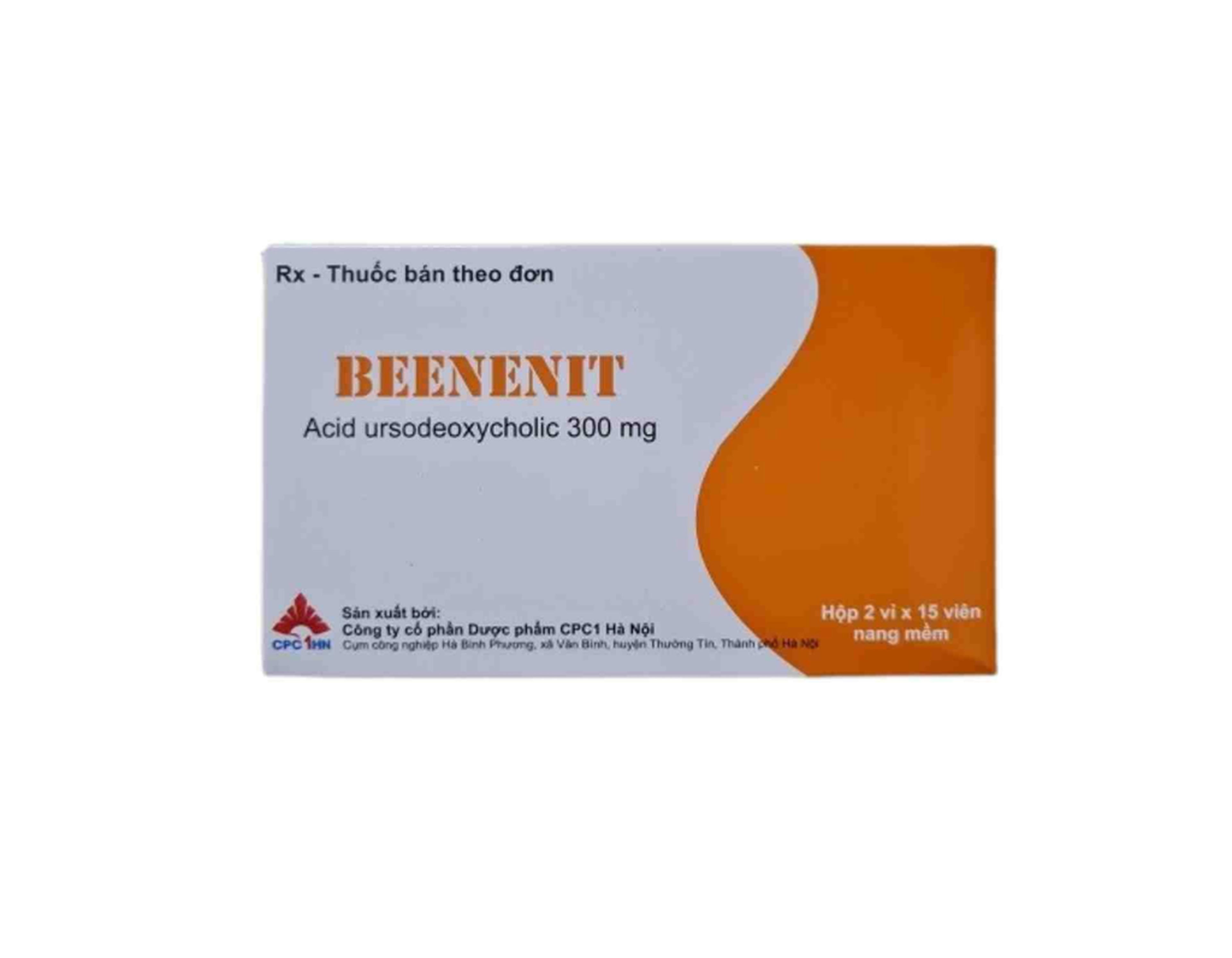 Thuốc Beenenit 300mg giúp điều trị sỏi mật, hạ men gan, phục hồi và bảo vệ gan (Hộp 2 vỉ x 15 viên)
