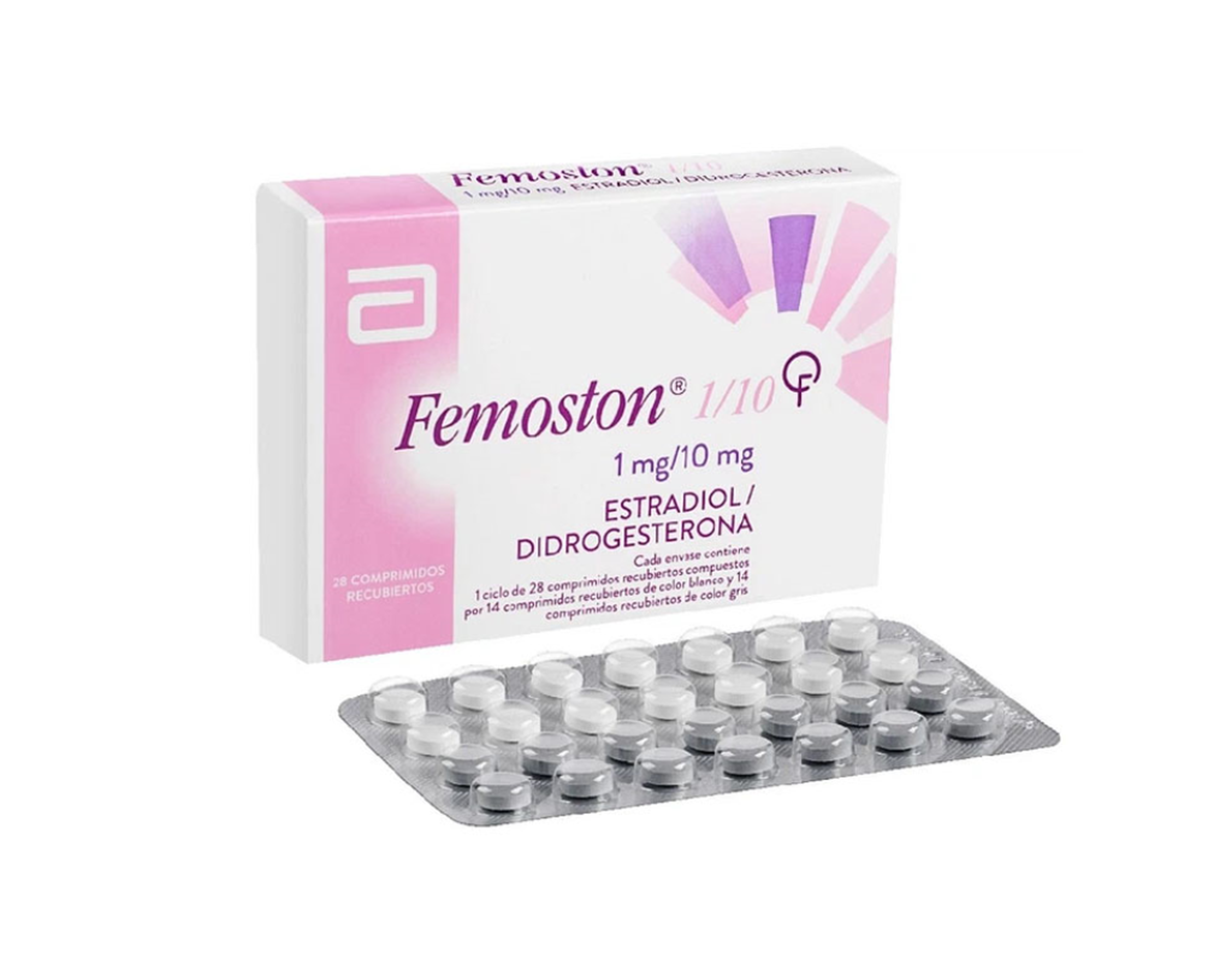 Thuốc Femoston Tab 1/10mg bổ sung Estrogen do mãn kinh (Hộp 1 vỉ x 28 viên)