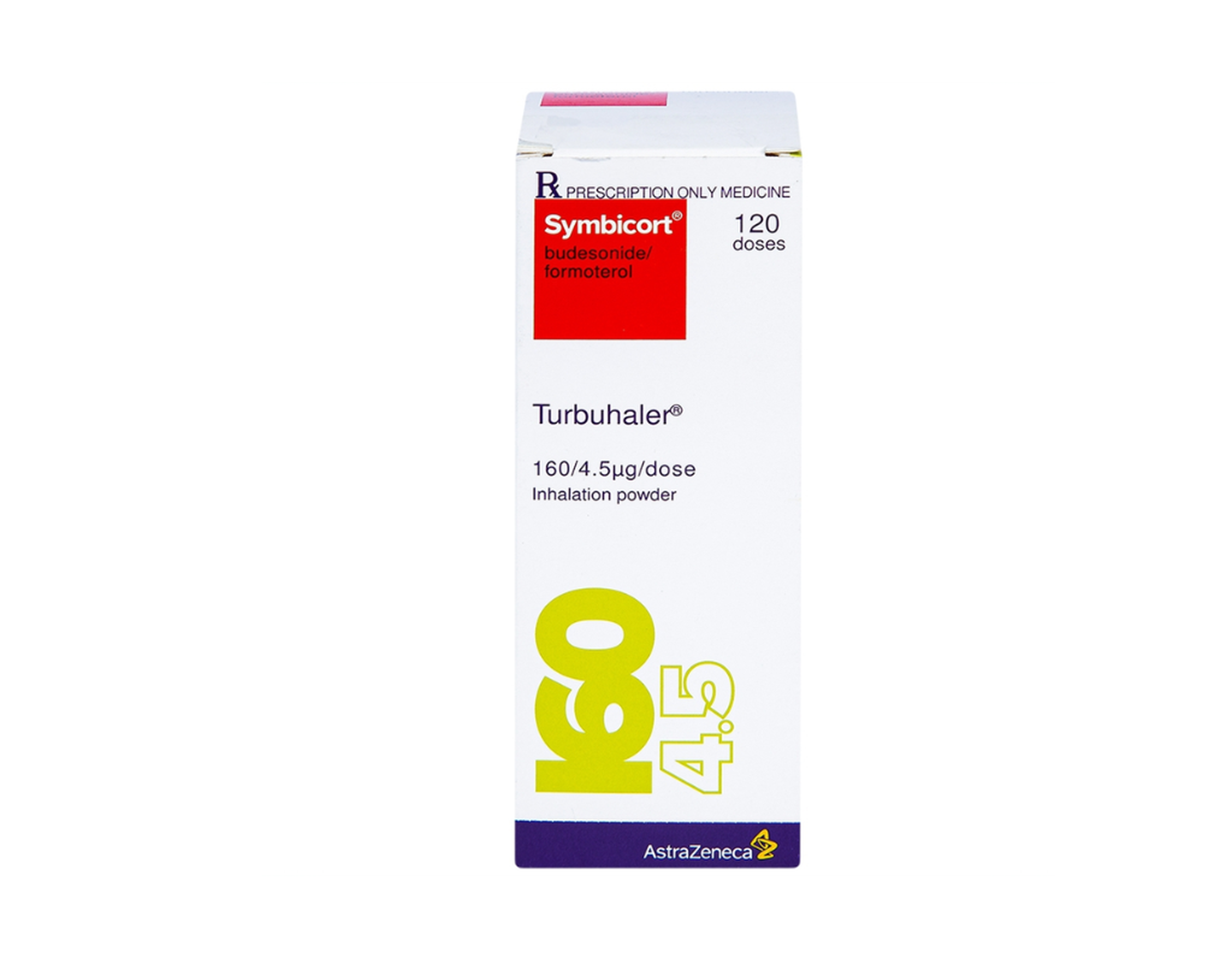 Thuốc Symbicort AstraZeneca điều trị hen suyễn (Hộp 1 lọ 120 liều xịt)