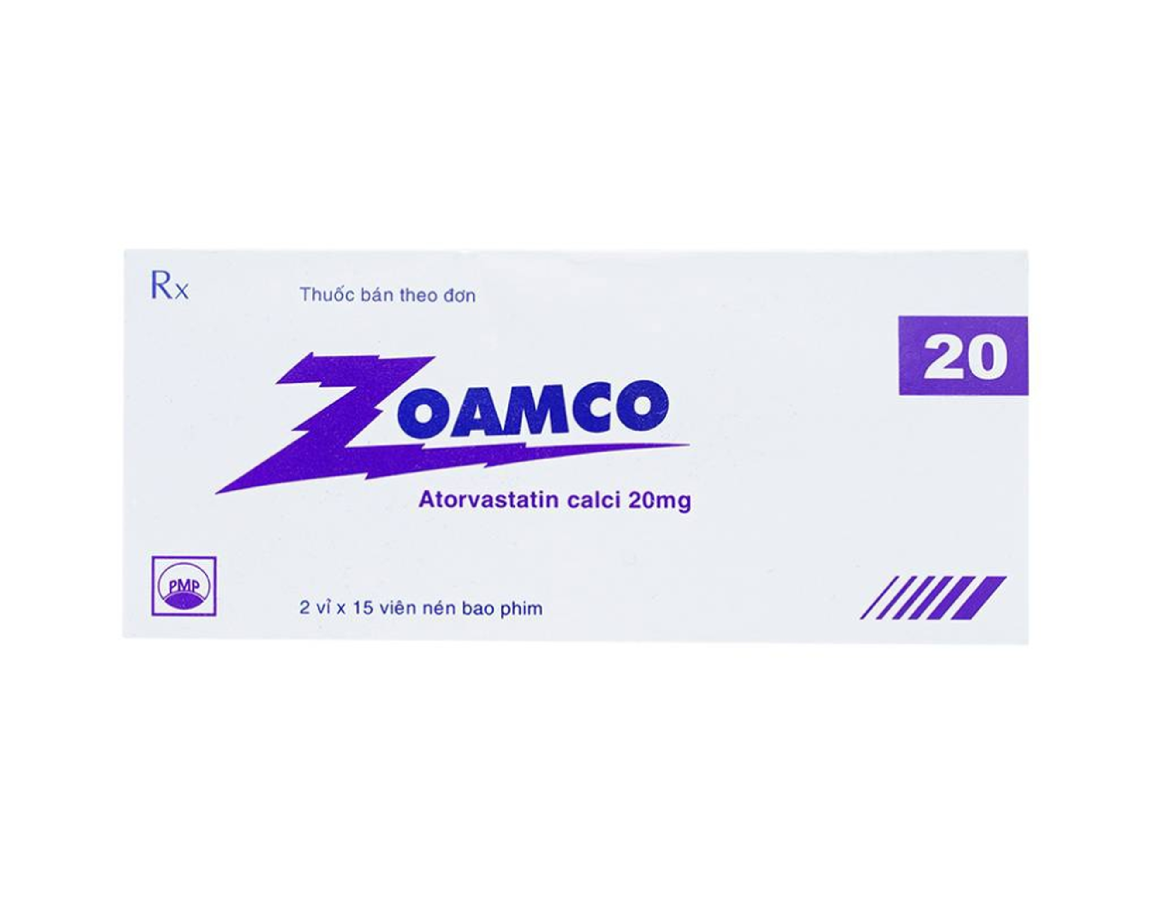 Zoamco 20 điều trị rối loạn lipid máu (2 vỉ x 15 viên)