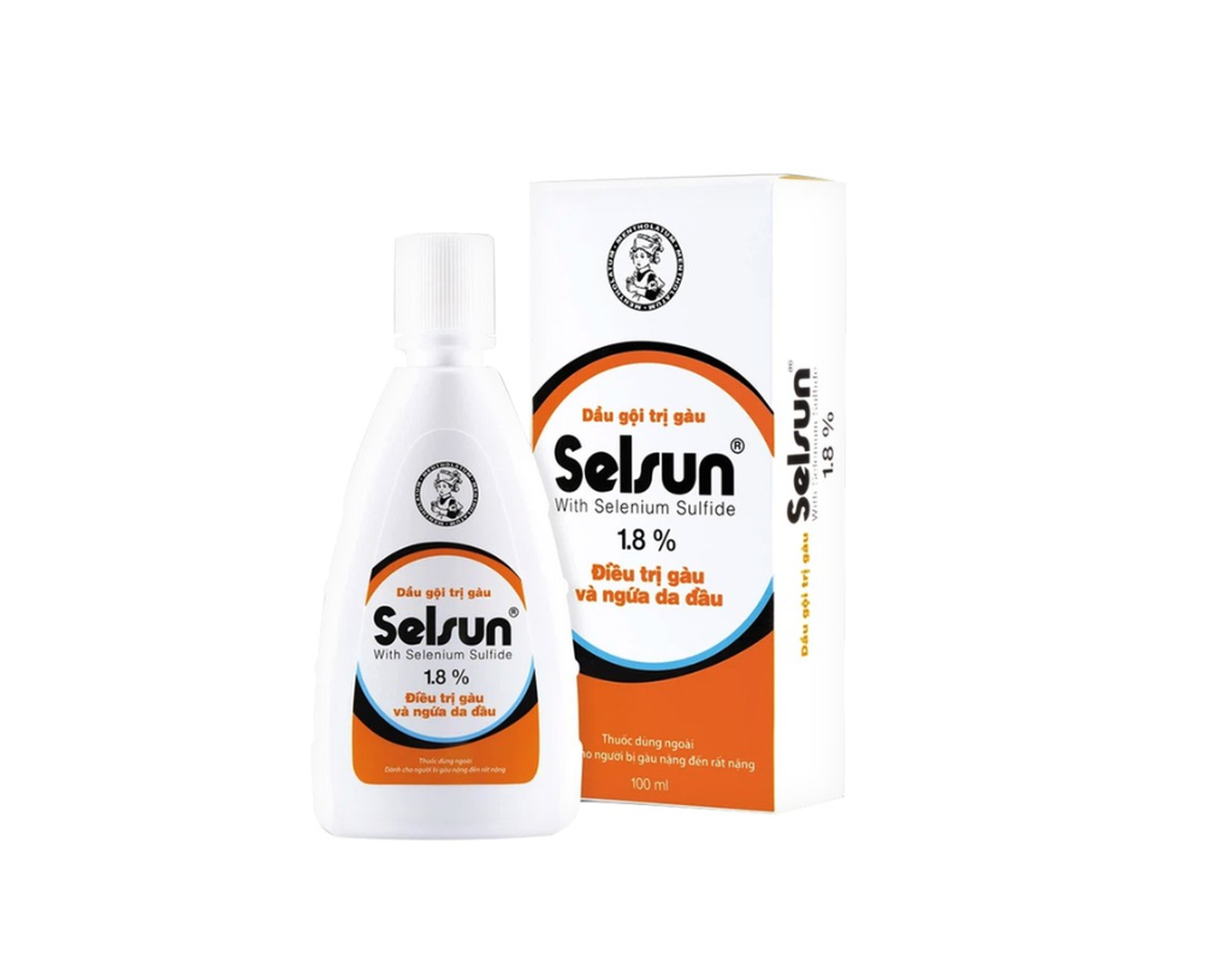Dầu gội trị gàu Selsun 1,8% Rohto điều trị gàu và ngứa da đầu (Hộp 1 chai 100ml)